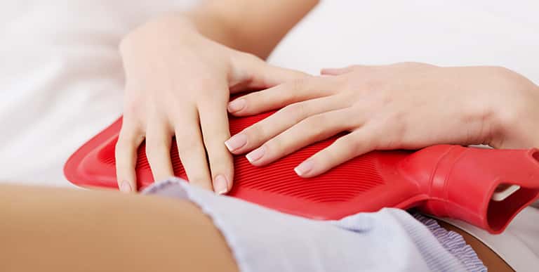 lower abdominal pain in menopause
